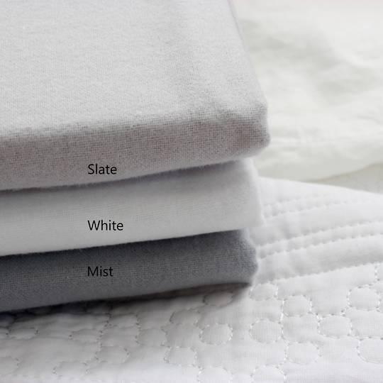 Seneca - Bellini Luxe Flannelette Sheet Sets - White